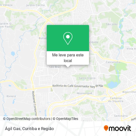 Ágil Gas mapa