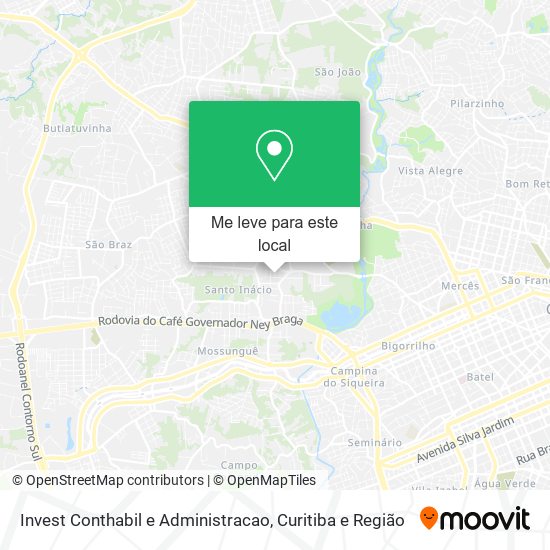 Invest Conthabil e Administracao mapa