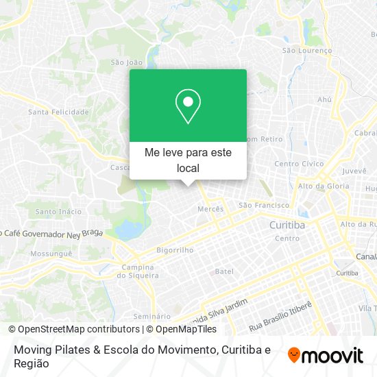 Moving Pilates & Escola do Movimento mapa