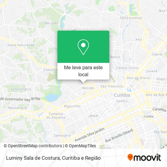 Luminy Sala de Costura mapa