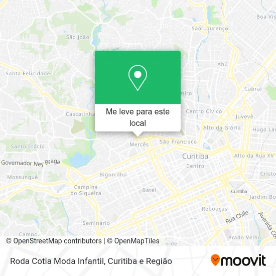 Roda Cotia Moda Infantil mapa
