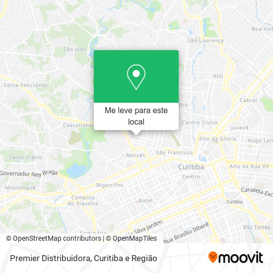 Premier Distribuidora mapa