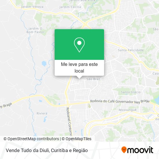 Vende Tudo da Diuli mapa