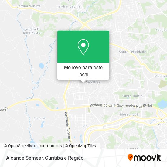 Alcance Semear mapa