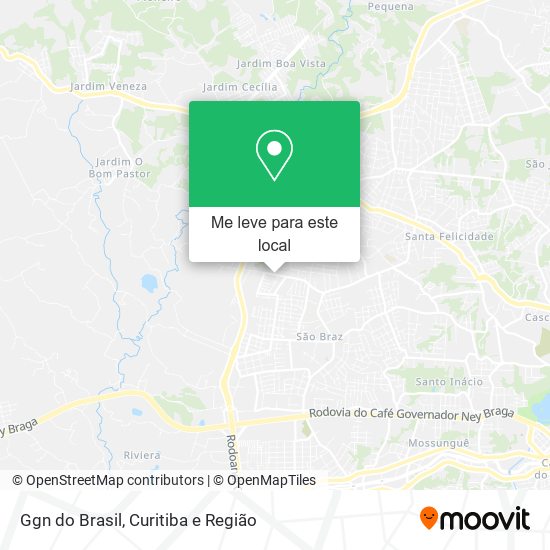 Ggn do Brasil mapa