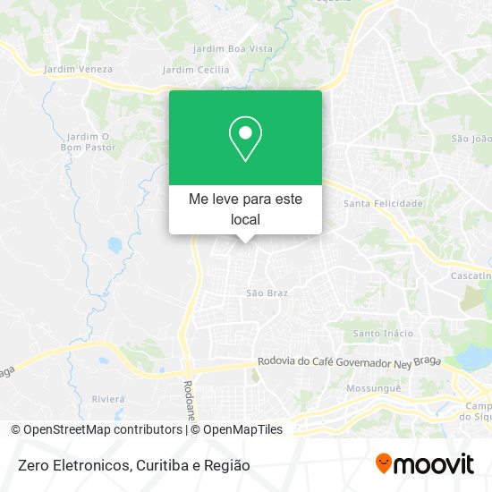 Zero Eletronicos mapa