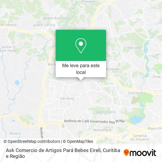 Ask Comercio de Artigos Pará Bebes Eireli mapa