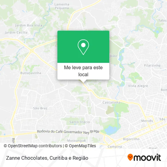 Zanne Chocolates mapa