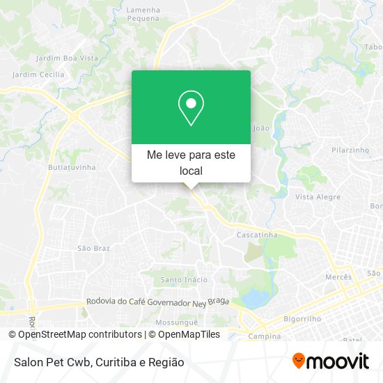 Salon Pet Cwb mapa