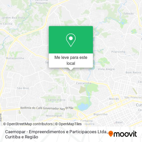 Caemopar - Empreendimentos e Participacoes Ltda. mapa