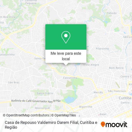 Casa de Repouso Valdemiro Darem Filial mapa