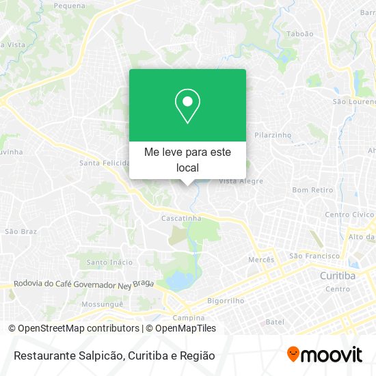 Restaurante Salpicão mapa