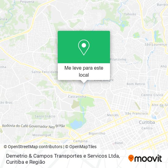 Demetrio & Campos Transportes e Servicos Ltda mapa