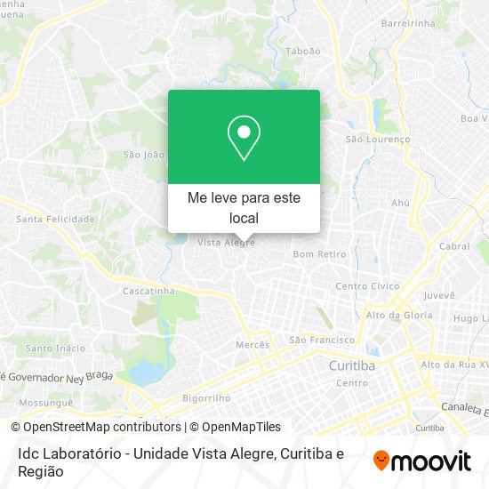 Idc Laboratório - Unidade Vista Alegre mapa