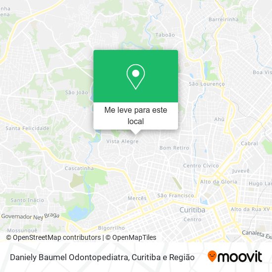 Daniely Baumel Odontopediatra mapa