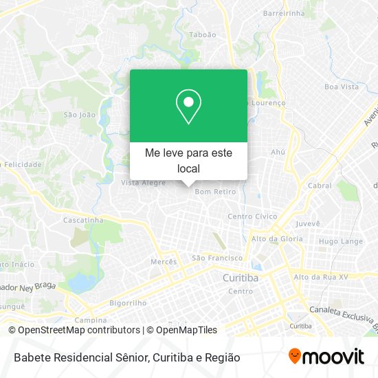 Babete Residencial Sênior mapa