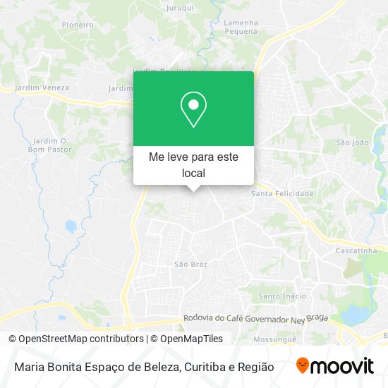 Maria Bonita Espaço de Beleza mapa