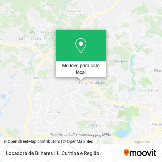 Locadora de Bilhares I L mapa