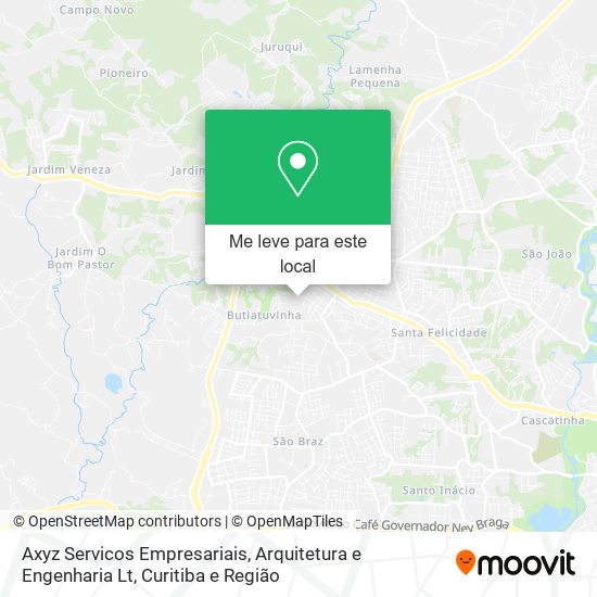 Axyz Servicos Empresariais, Arquitetura e Engenharia Lt mapa