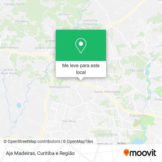 Aje Madeiras mapa