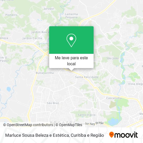 Marluce Sousa Beleza e Estética mapa
