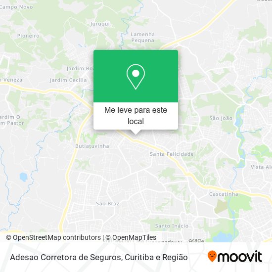 Adesao Corretora de Seguros mapa