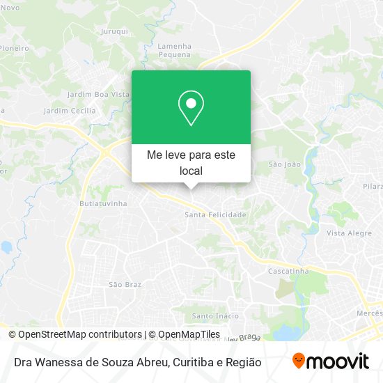 Dra Wanessa de Souza Abreu mapa
