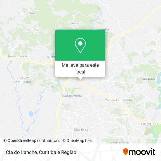 Cia do Lanche mapa