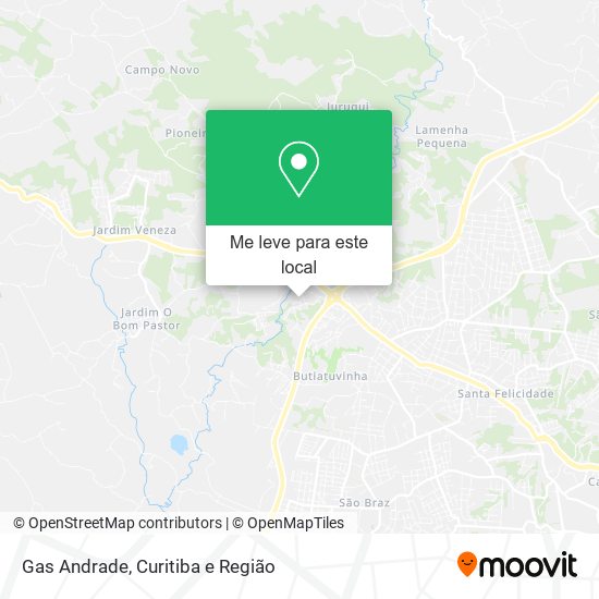 Gas Andrade mapa