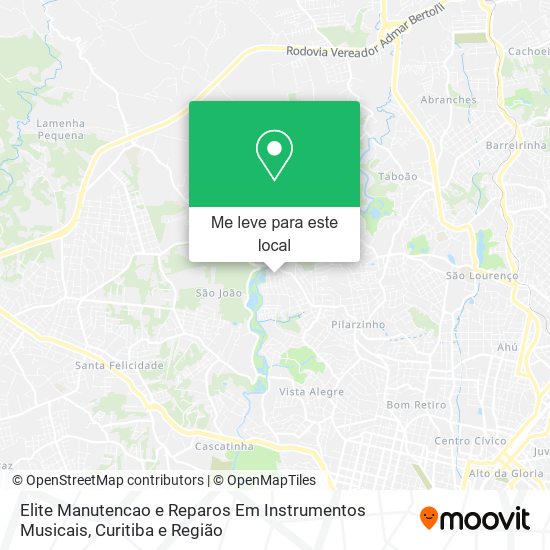 Elite Manutencao e Reparos Em Instrumentos Musicais mapa
