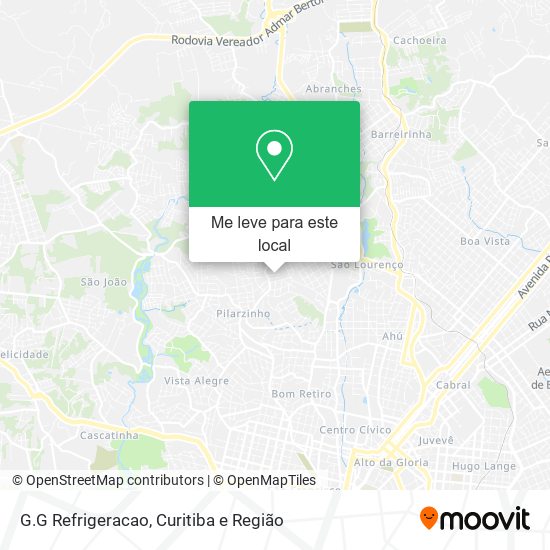 G.G Refrigeracao mapa