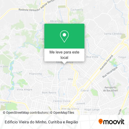 Edificio Vieira do Minho mapa