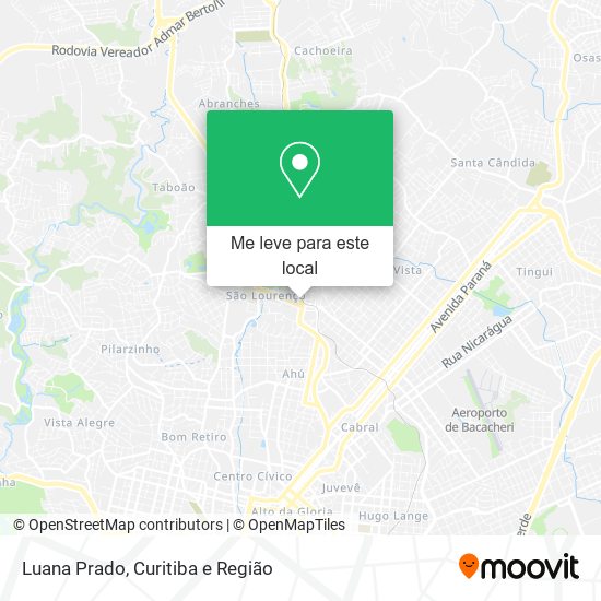 Luana Prado mapa