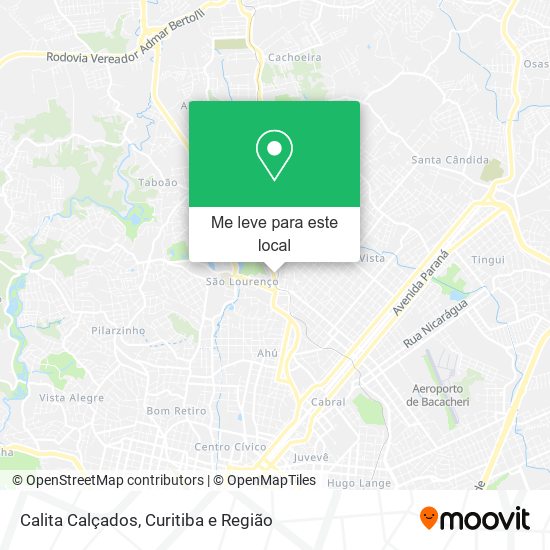 Calita Calçados mapa