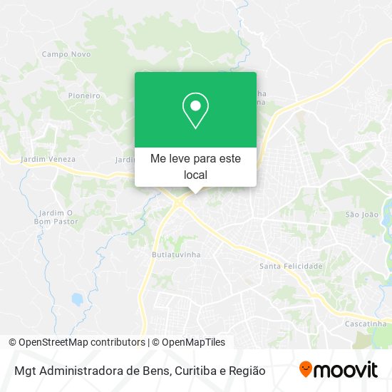 Mgt Administradora de Bens mapa