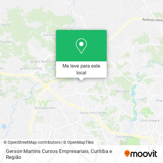 Gerson Martins Cursos Empresariais mapa