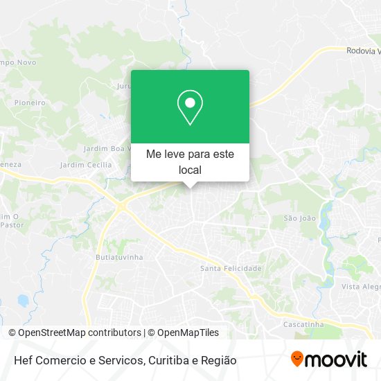 Hef Comercio e Servicos mapa