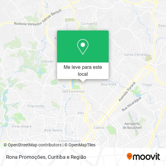 Rona Promoções mapa