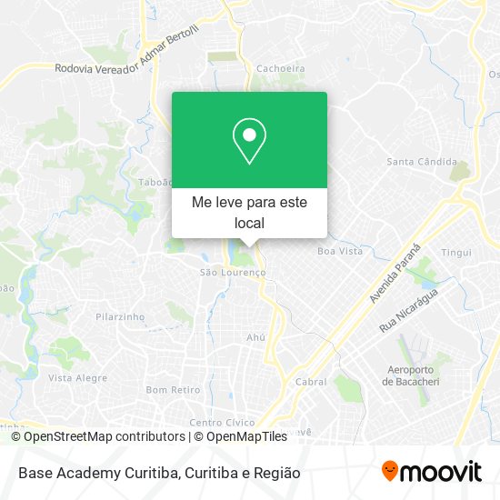 Base Academy Curitiba mapa