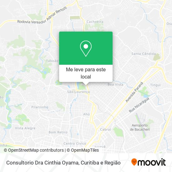 Consultorio Dra Cinthia Oyama mapa
