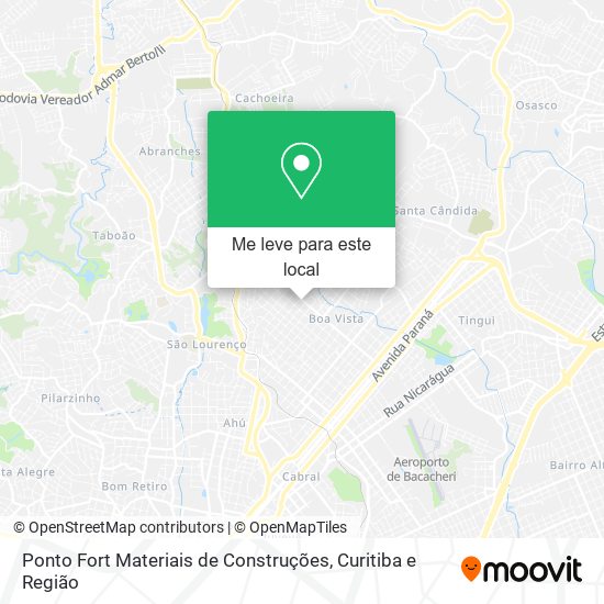 Ponto Fort Materiais de Construções mapa