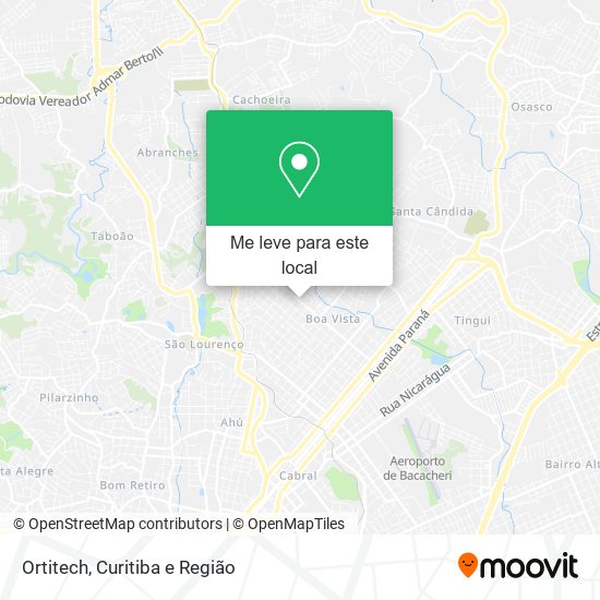 Ortitech mapa