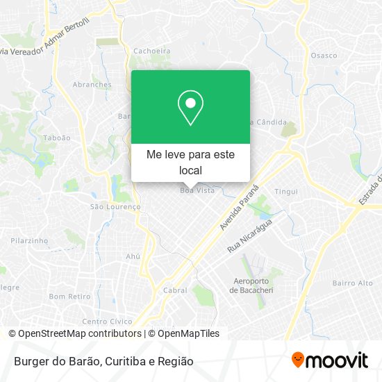 Burger do Barão mapa