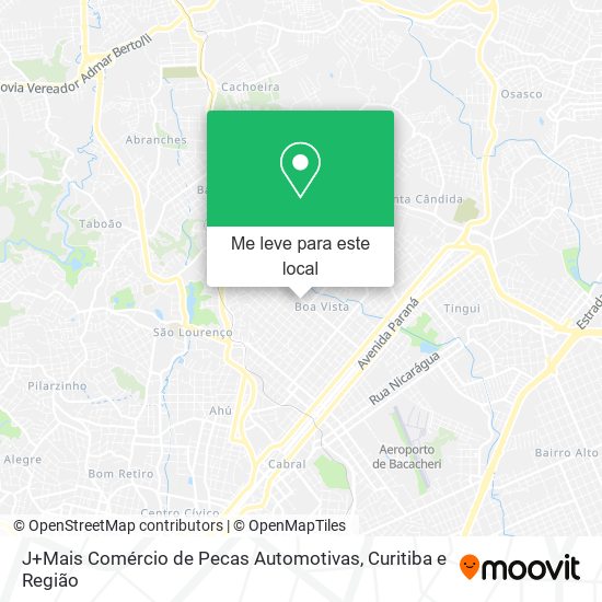 J+Mais Comércio de Pecas Automotivas mapa