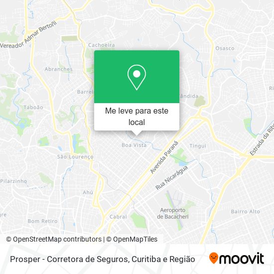 Prosper - Corretora de Seguros mapa