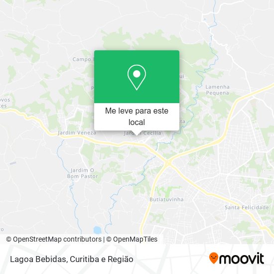 Lagoa Bebidas mapa