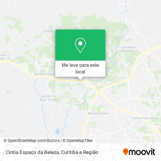 Cintia Espaço da Beleza mapa
