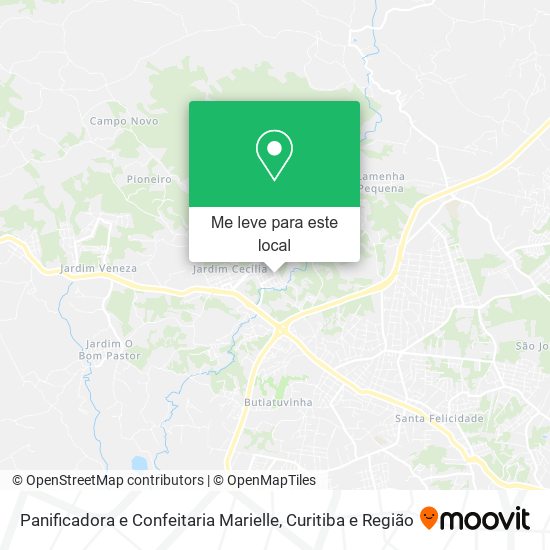 Panificadora e Confeitaria Marielle mapa
