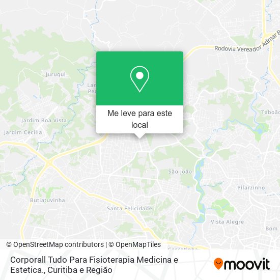 Corporall Tudo Para Fisioterapia Medicina e Estetica. mapa