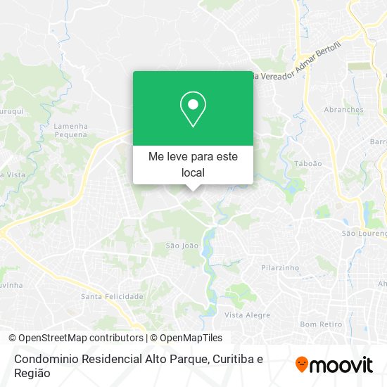 Condominio Residencial Alto Parque mapa